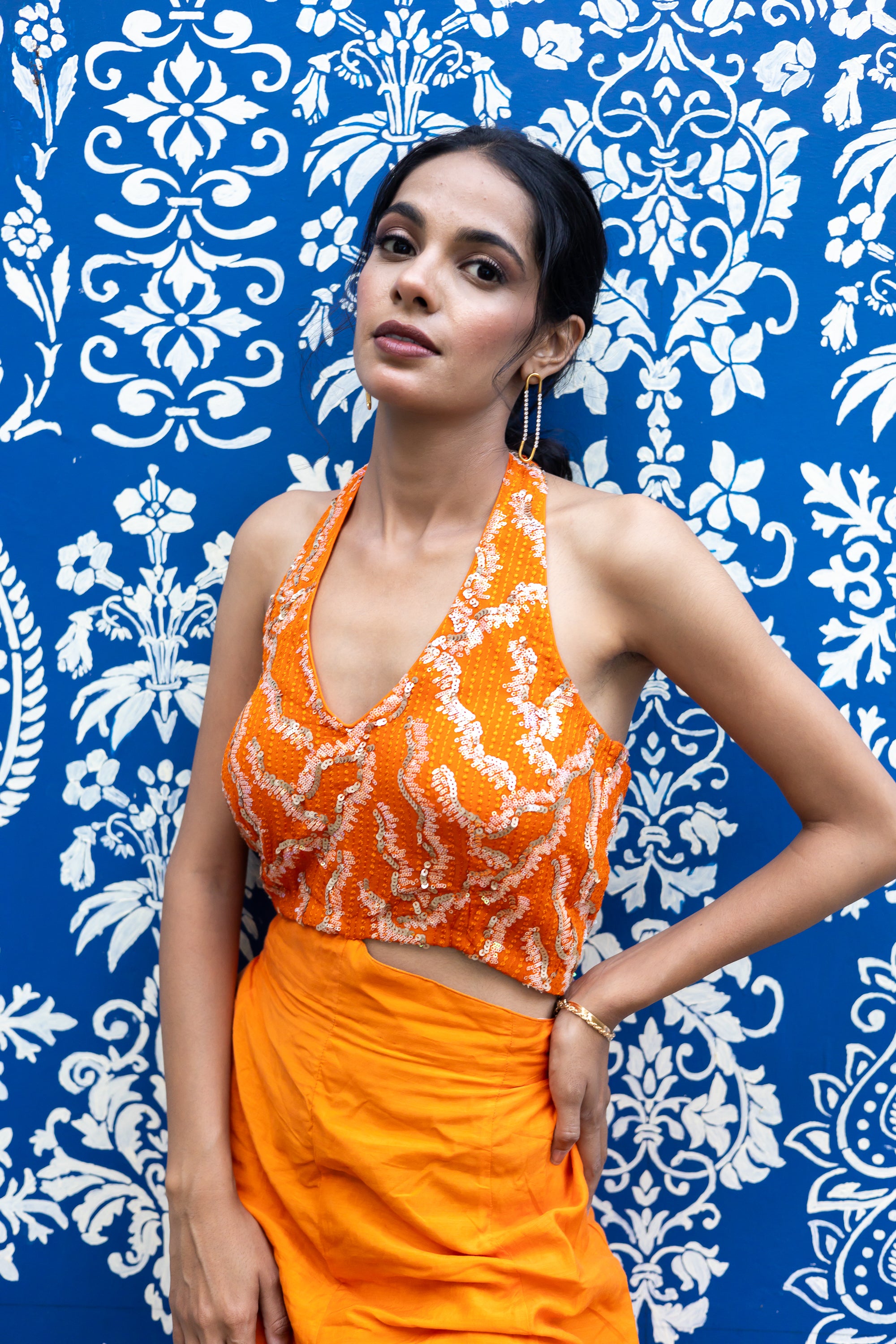 The Mandarin shimmer jumpsuit