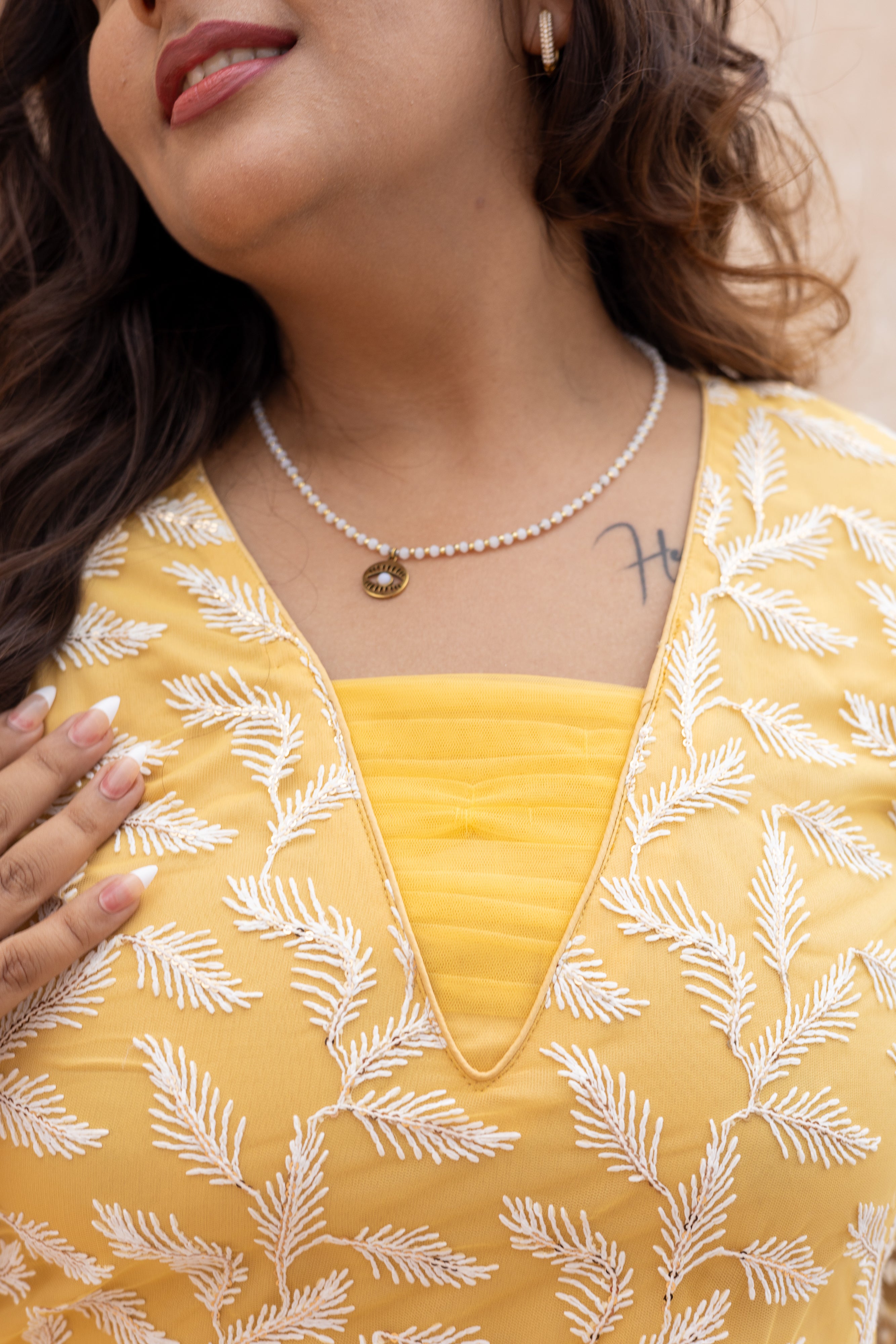 Zariya- thread tale kurta set