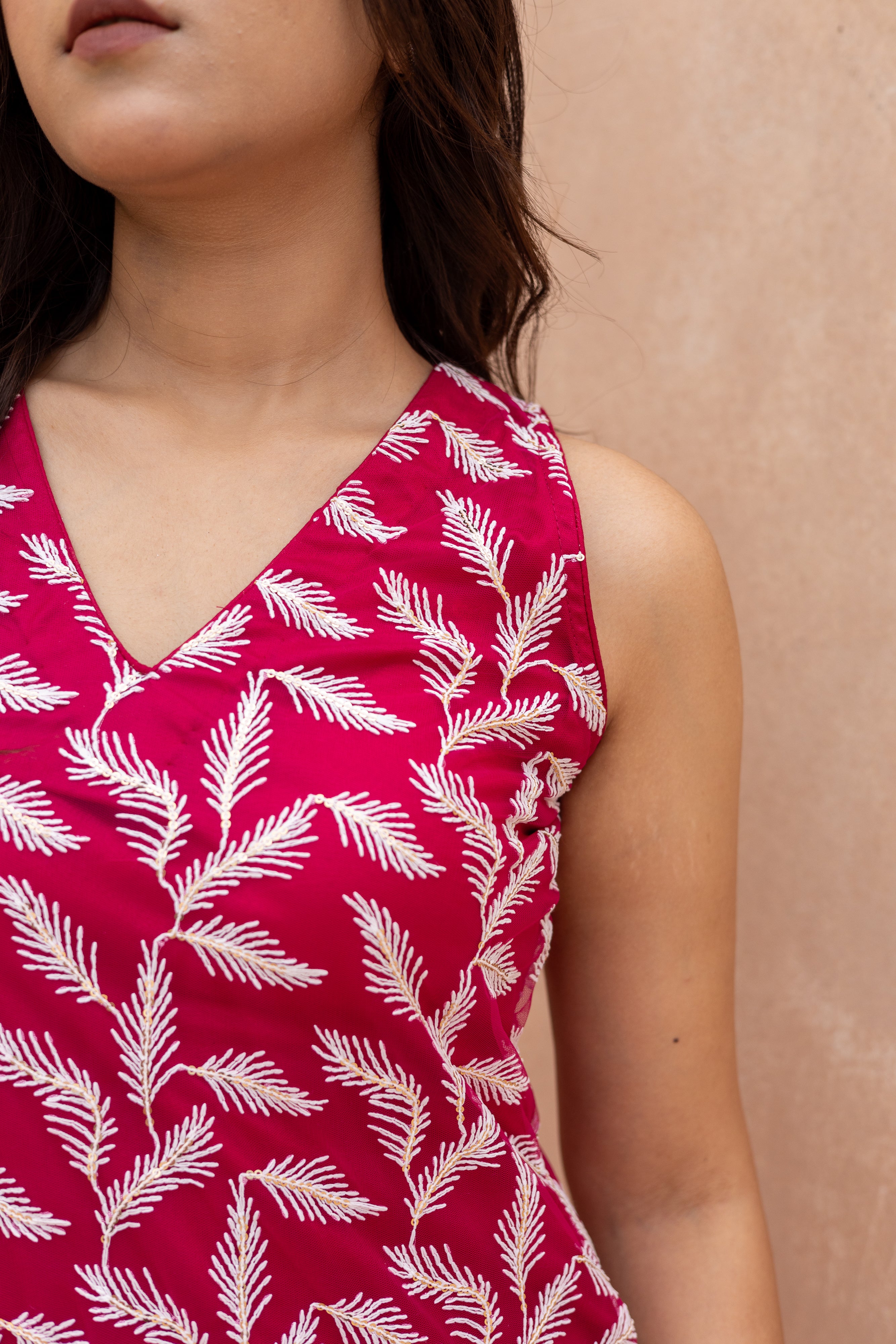 Zariya- thread tale kurta set