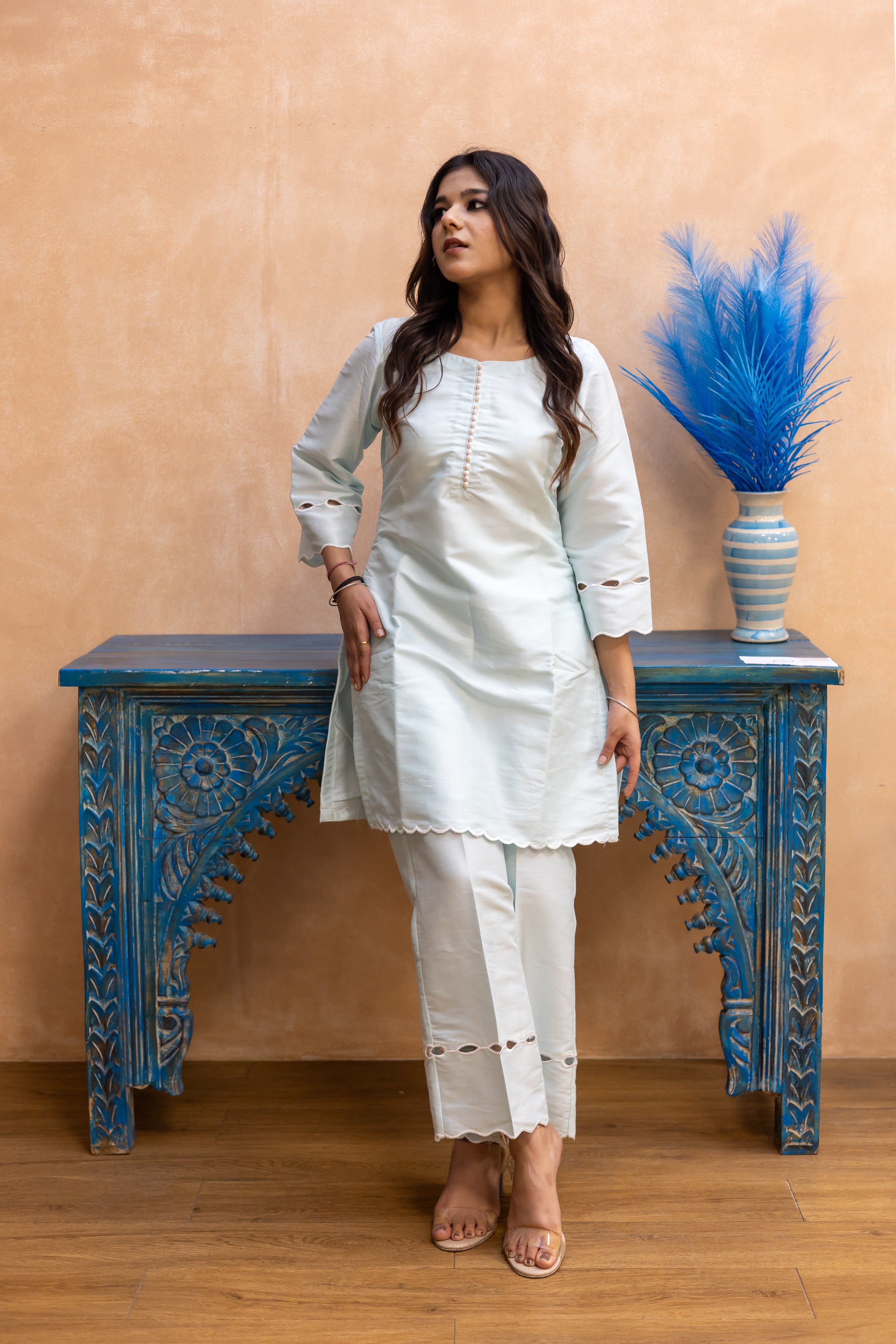 Blush scallop set | 2