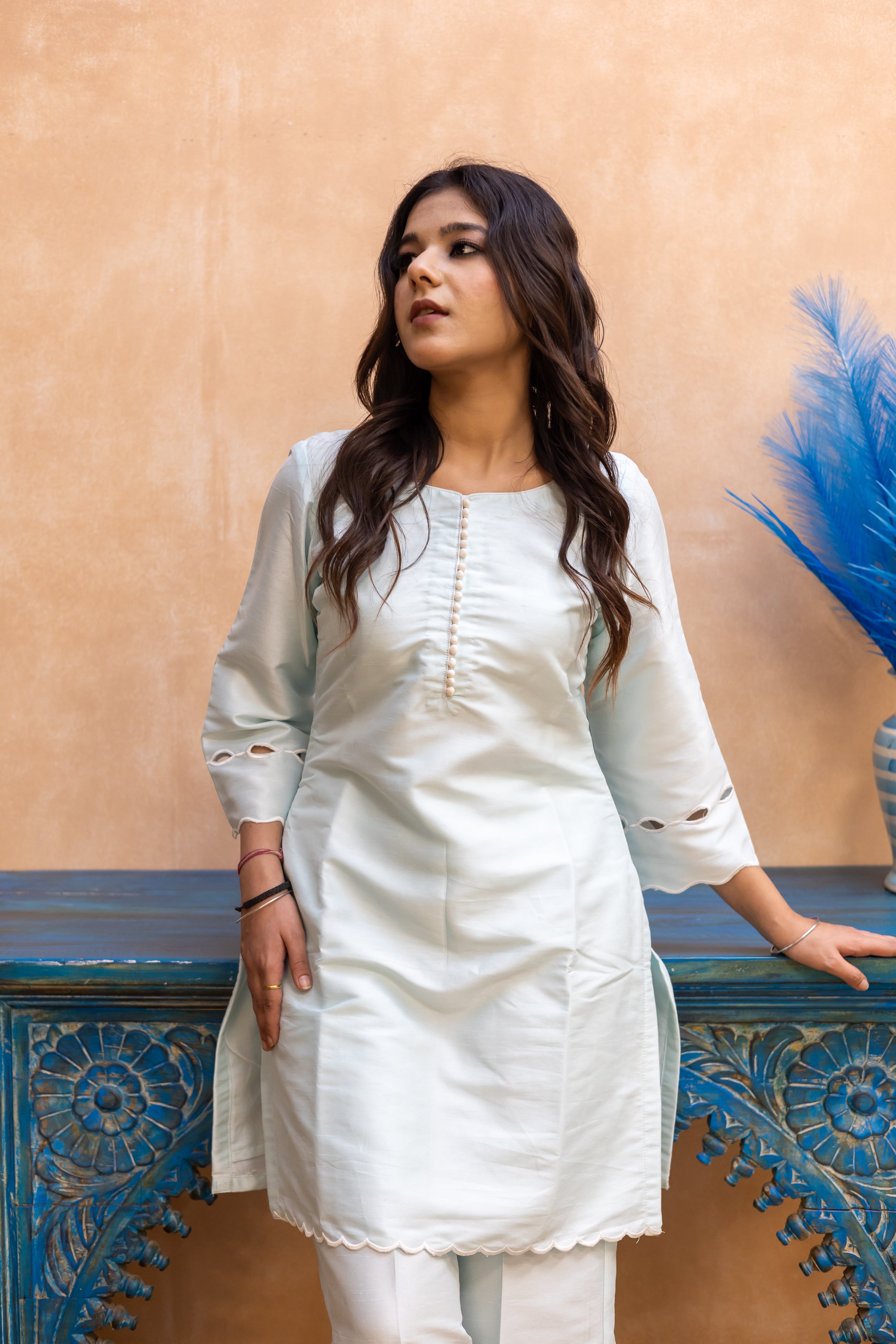 Blush scallop set | 2