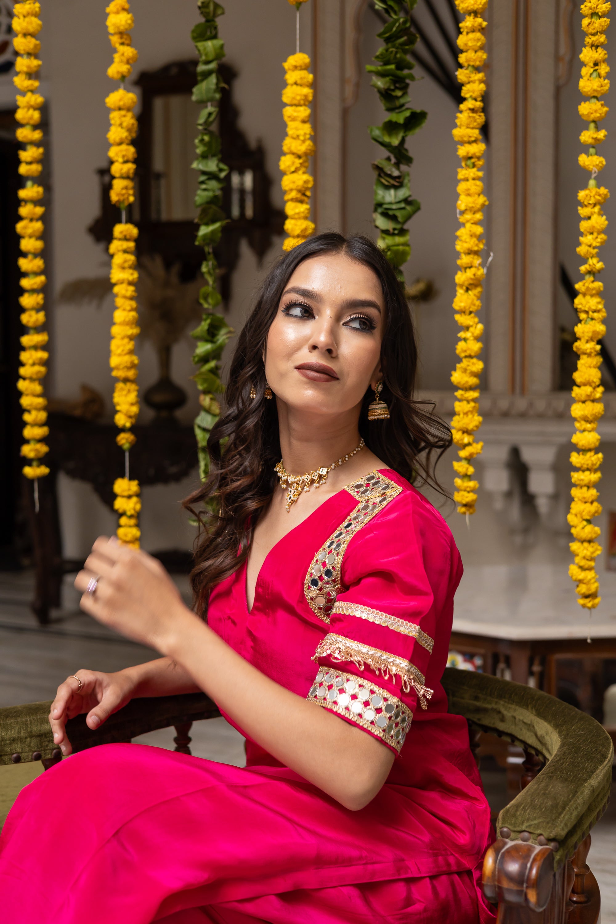 Gulmohar Sheesha set