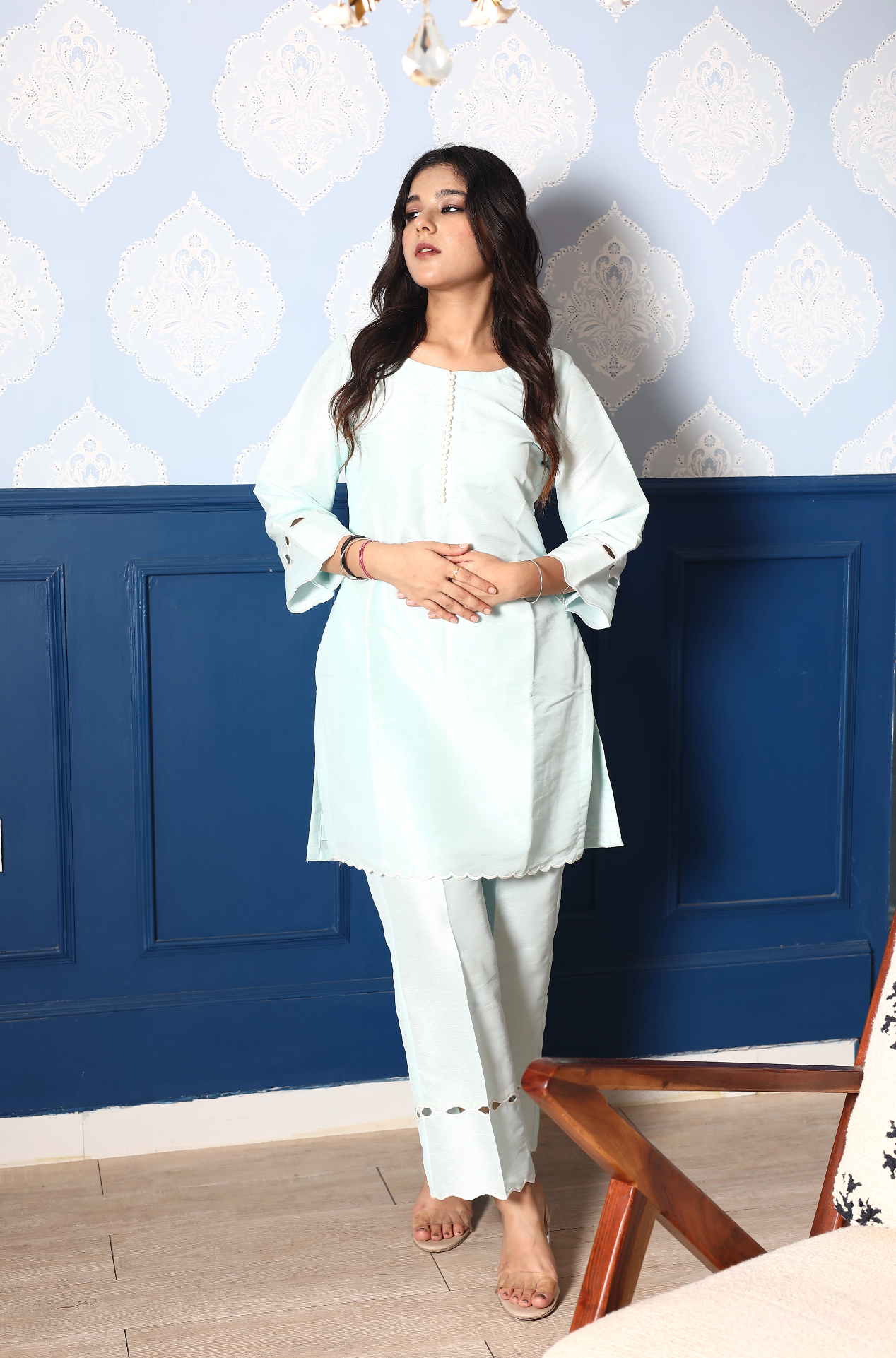 Blush scallop set | 2